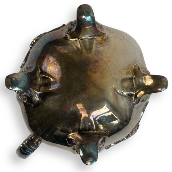 Vintage Silver Plated Unique Tea Poured Creamer C72Q‎ - Picture 7 of 8